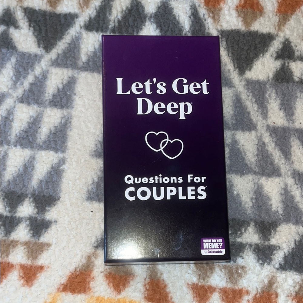 Let's Get Deep Card Game for Couples
